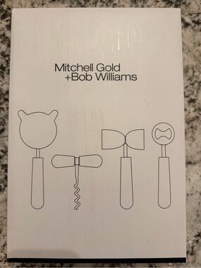 Mitchell Gold + Bob Williams Sandstone Bar Tools Set NIB